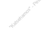"Katsehamos" - Peter (Panayiotis) Feros. Mitata. 
